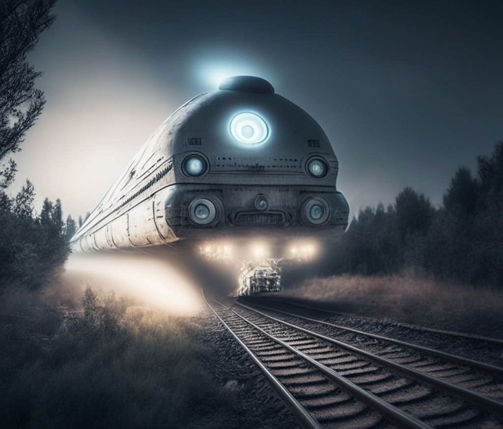 НЛО на Железнодорожных Путях